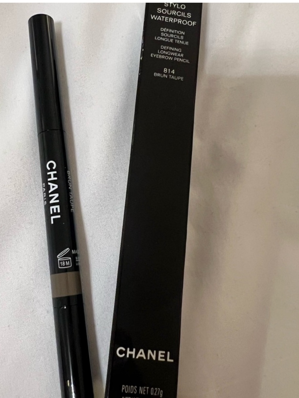 CHANEL Eyebrow Pencil Waterproof - Brun Taupe (814)